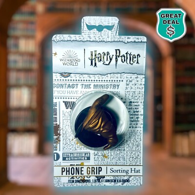 Harry Potter Hogwarts Sorting Hat Phone Grip Stand Organizer Wizarding World NEW