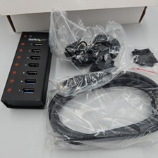 7-Port USB 3.0 StarTech.com Hub 5 Gbps w/ Cab...