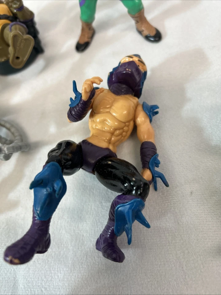 Lote de figuras de acción vintage Tmnt, luchador y Marvel Foto 3 de 4