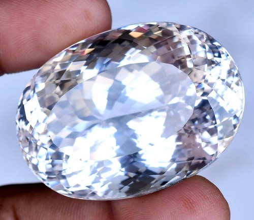 335.00 CT Natural MONTANA Colorless Sapphire Certified FLAWLESS Treated Gemstone - Picture 6 of 7