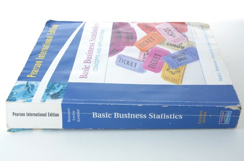 Basic Business Statistics Concepts Applications by Mark, Study Stat Rare Book - Picture 2 of 3