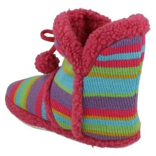 Niña Multicolor Spot On Pantuflas Rosa: X2R038 - Imagen 3 de 4