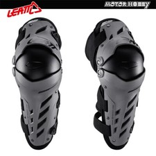 GINOCCHIERE MOTO CROSS ENDURO LEATT KNEE & SHIN GUARD DUAL AXIS GRIGIO