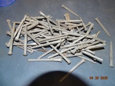 Rose Head Nails w/Chisel point Wrought 90 Pieces Looks Hand Made 2-5/8 inch 2 lb