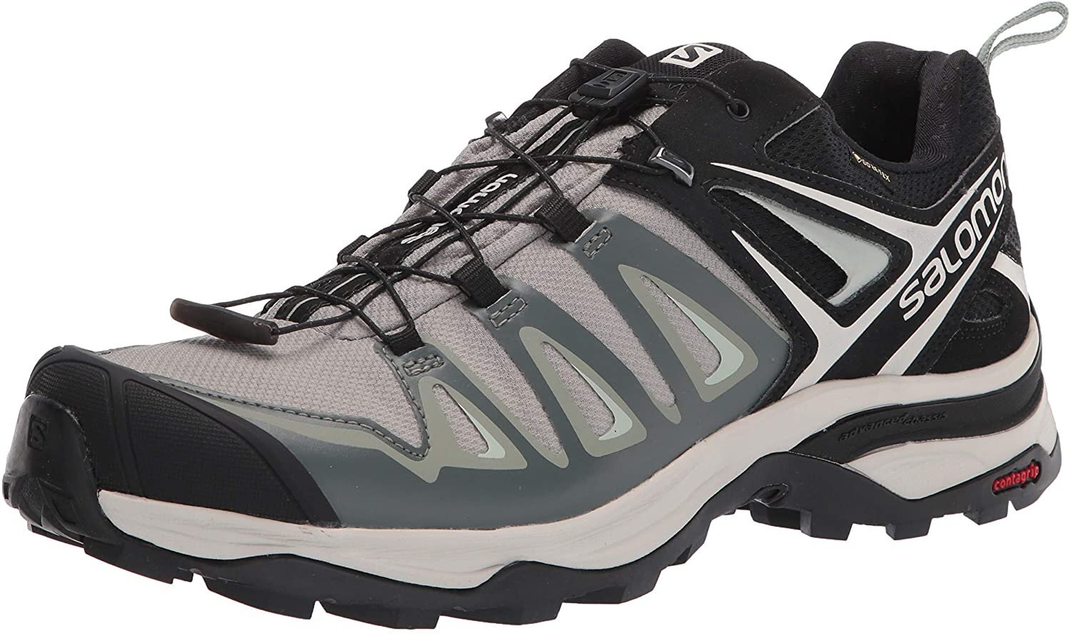 Salomon womens X Ultra 3 Gtx W Hiking, Shadow/Lunar Rock/Aqua Gray, 8.5 US  | eBay