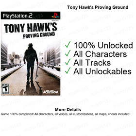 Tony Hawk's Pro Skater THPS THUG PlayStation 2 PS2 Memory Card Unlocked Save