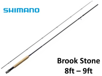 shimano 8ft rod Shimano Brooke Stone Fly Fishing Rod Trout Fishing 8ft-9f from Japan 1