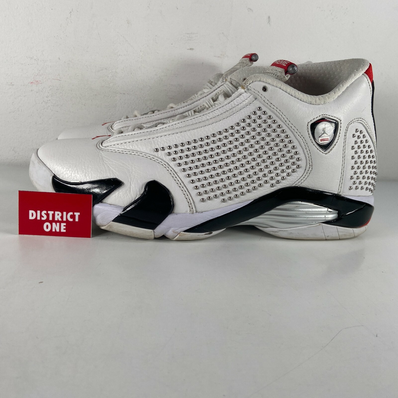 Jordan 14 Retro x Supreme White 2019 
