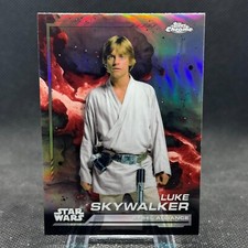 Luke Skywalker 2024 Topps Chrome Star Wars Refractor 104