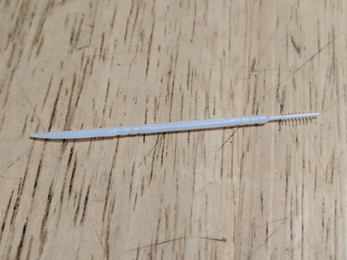 2000 toothpicks White color 2 way Plastic ToothPick Food Grade