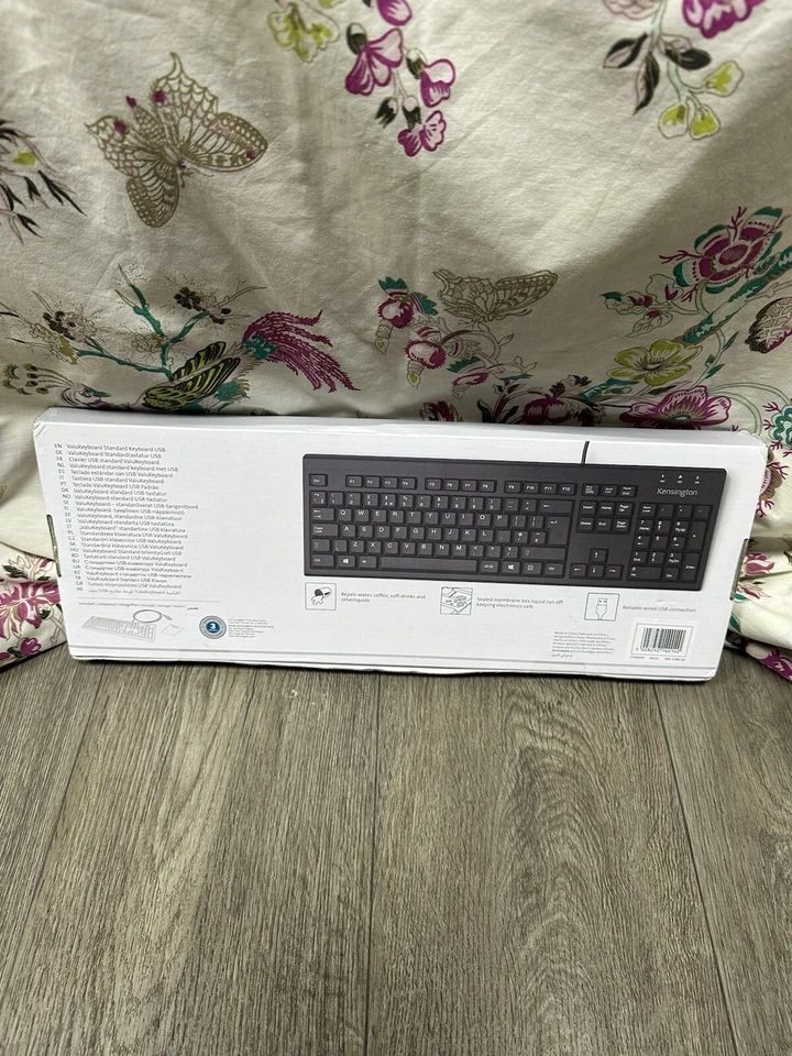 Kensington ValuKeyboard Standard English Keyboard USB Wired - New - Image 4 of 4