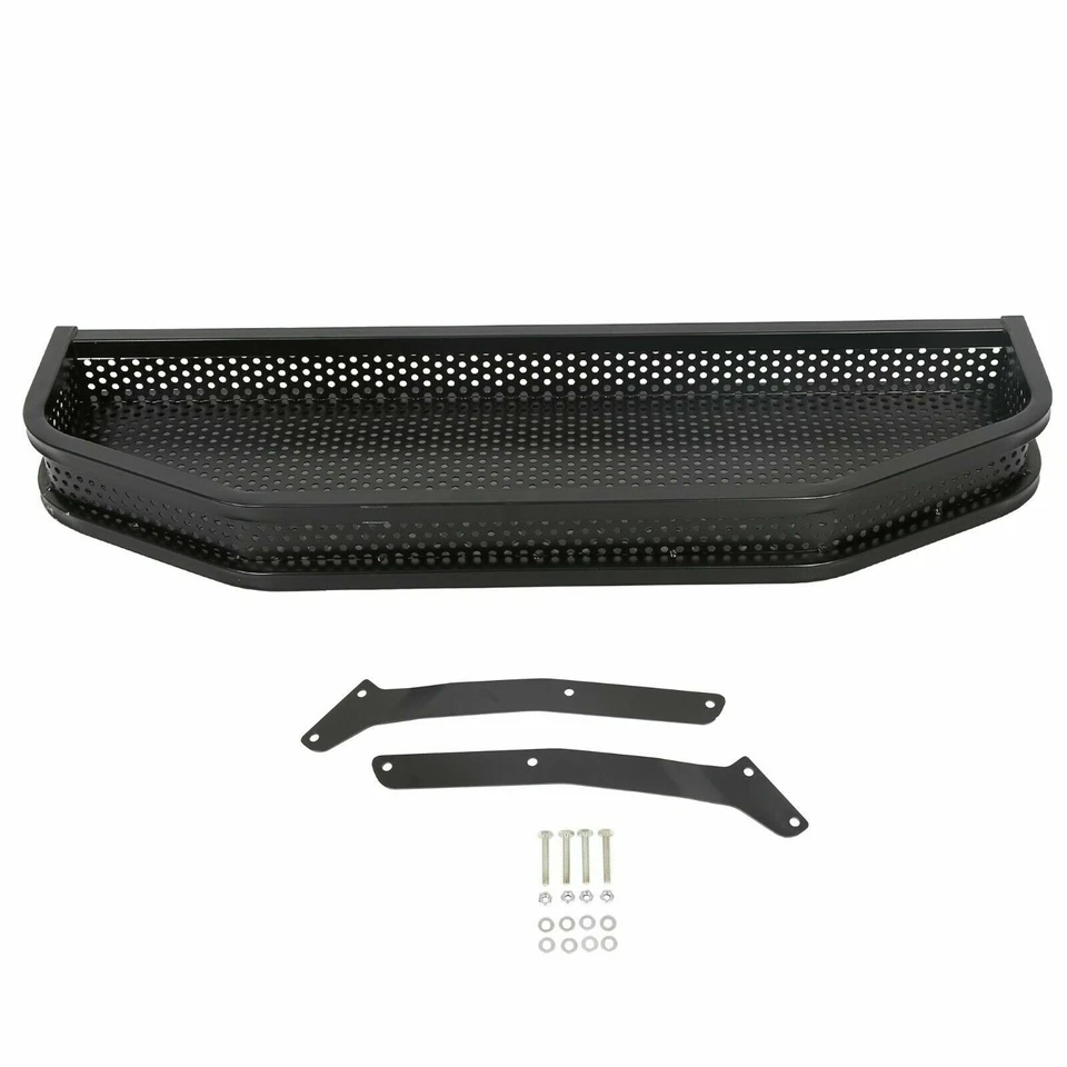 Heavy Duty Front Clay / Cargo Basket For EZGO TXT Golf Cart w/ Mounting Brackets - Image 2 of 4