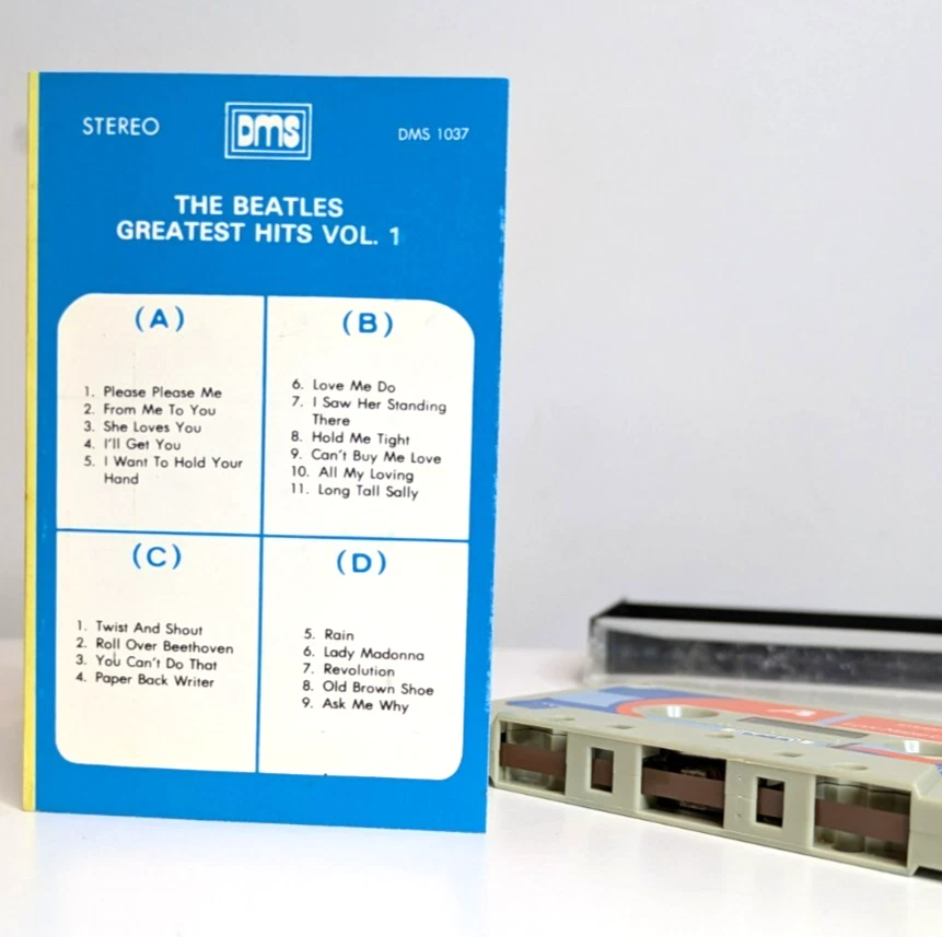 2 Lot x The Beatles Audio Cassette Tapes Greatest Hits Vol 1 & 20 Greatest Hits - Image 3 of 4