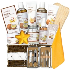 Beauty & Personal Care Set, Perfumes Bath Spa Gift Baskets 26 Pcs for Women