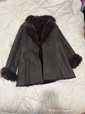 manteau mouton retourné mac douglas - Photo 1/3