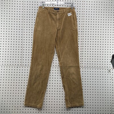 Polo Ralph Lauren Corduroy Pants Youth Boy Size 18 Tan Beige