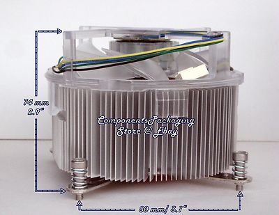 Intel Core i7 X Series Cooler Fan Heatsink for Socket FCLGA2011-3