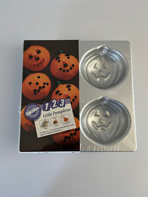 Vintage Wilton 123 Little Pumpkins Cake Pan - 1990 - NFP - #2105-9497  