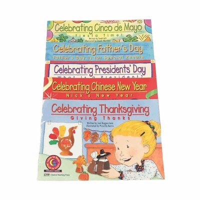 Lot Of 5 Creative Teaching Press Learn To Read Books Holiday Series Celebrating