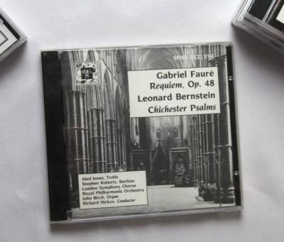 GABRIEL FAURE REQUIEM OP 48 LEONARD BERNSTEIN CHICHESTER PSALMS [NEW CD]