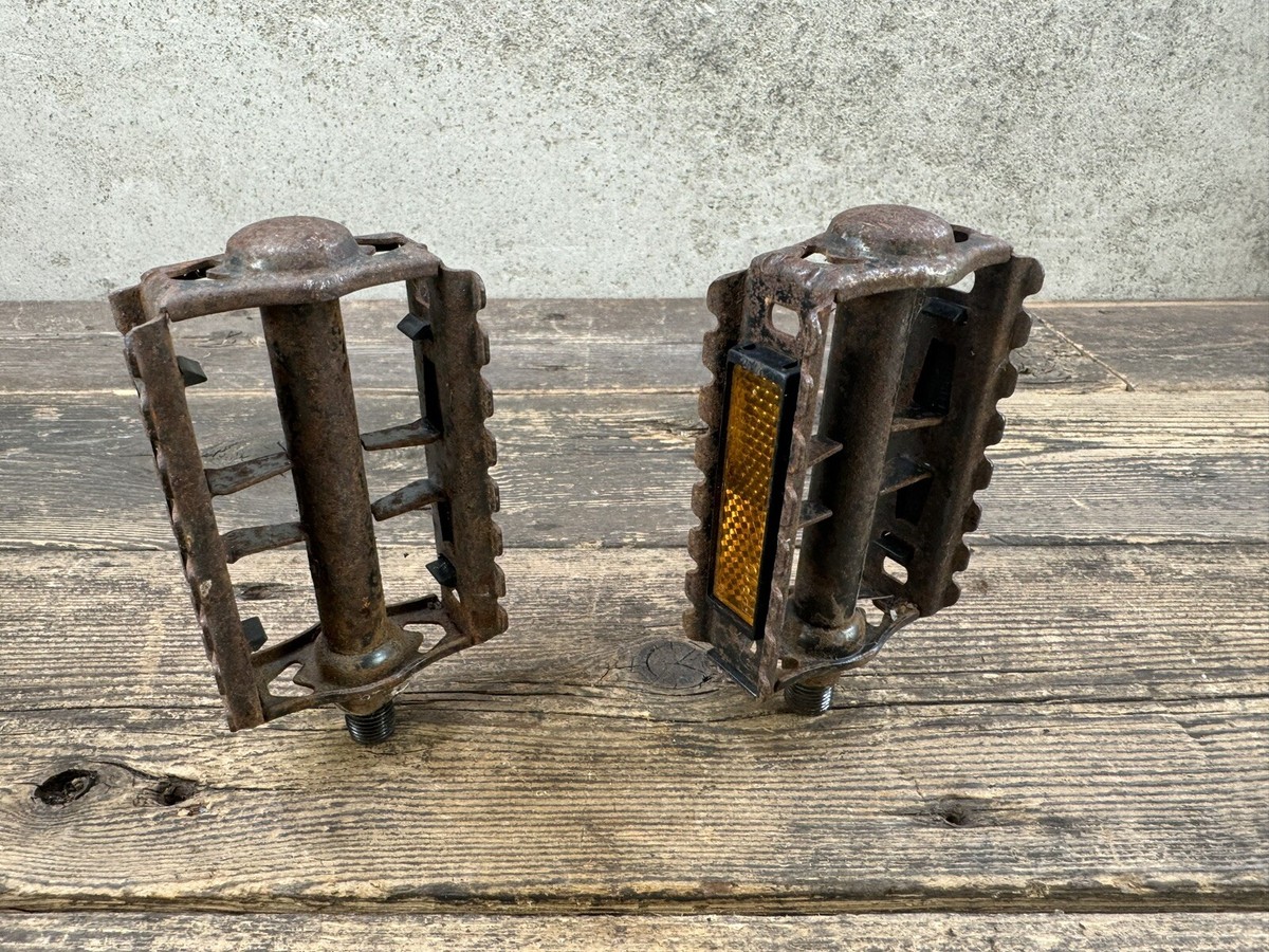 RAT TRAP PEDALS ペダル 1/2軸 old bmx 1/2” Bmx Rat Trap Pedals Vintage Old School | eBay