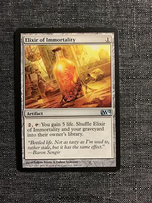 mtg cards like elixir of immortality Magic The Gathering - Magic 2012 - MTG Elixir of Immortality