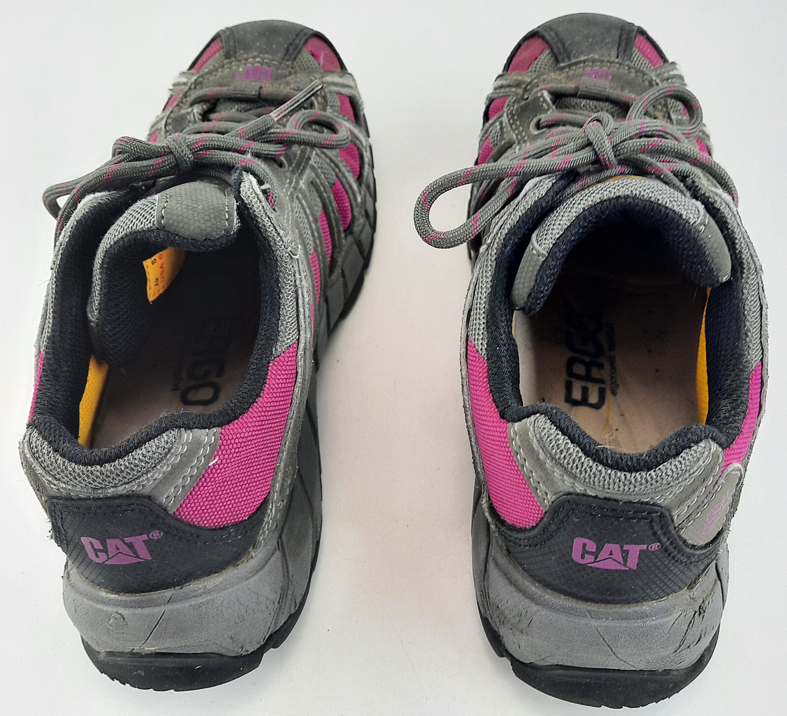 Caterpillar Women's Size 6.5Cat Steel Toe Slip Resistant Work Shoes STK