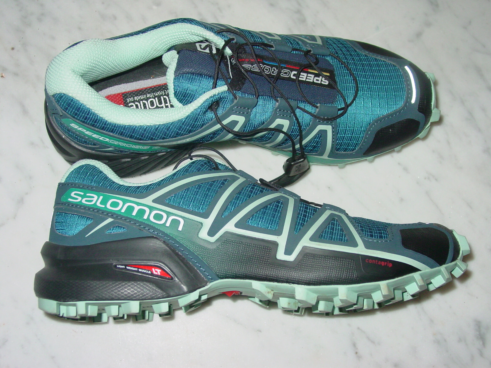 2019 Womens Salomon 402431 Speedcross 4 Poseidon Blue Running Shoes! Size 6 image 10
