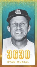 Stan Musial 3000 Hit Club Series Original Tobacco Size ACEO Art Card