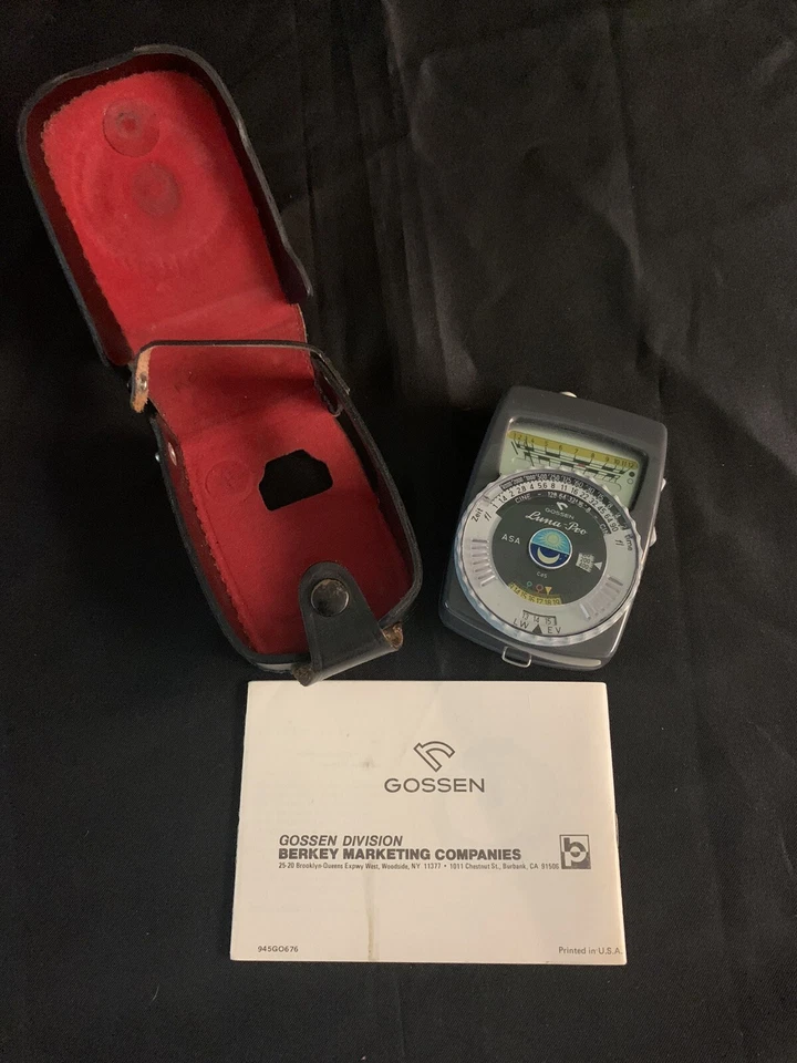 Gossen TELE 7909-0095Y0 con estuche accesorio de ángulo variable para Luna-Pro EXCELENTE Foto 2 de 4