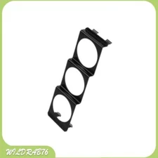 2" 52mm 3 Hole Single DIN Radio Slot Pod Triple Gauge Meter Panel Mount 