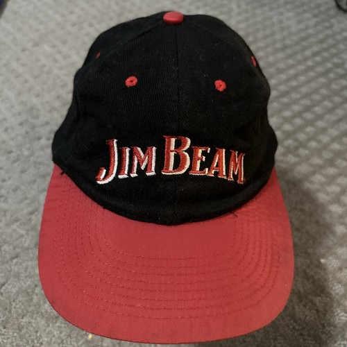 Jim Beam Mütze Kappe Druckknopflasche Rückseite verstellbar Herren schwarz Logo