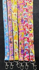 New 10pcs cartoon princess mix Lanyard Mobile Phone ID Card KeyChain Holder
