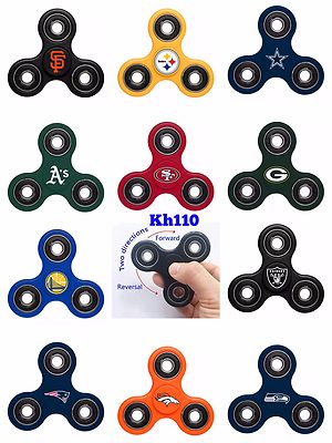 NFL,MLB,,NBA,NHL Team Three Way Fidget Hand Spinner