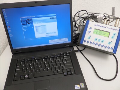 mikromec multisens MLm624p 7 Kanal logger Vers 5.0 + Notebook mit MM-grafix 7.1