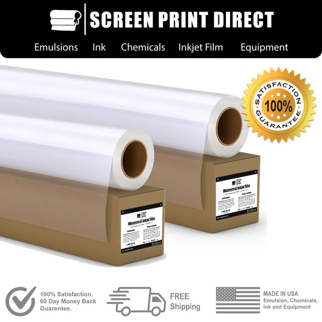 Waterproof Inkjet Transparency Film Screen Printing 36" x 100" 2