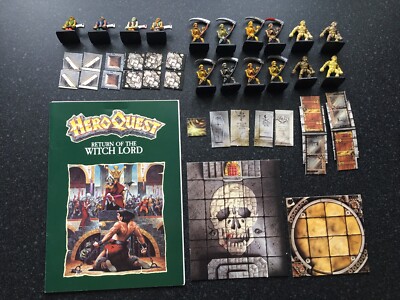 HeroQuest Rückkehr des Hexenlords komplett Hero Quest bemalt