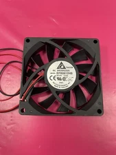 Delta EFB0812HB Fan Tubeaxial 12VDC Square - 80mm L x 80mm H Ball 42.4 CFM