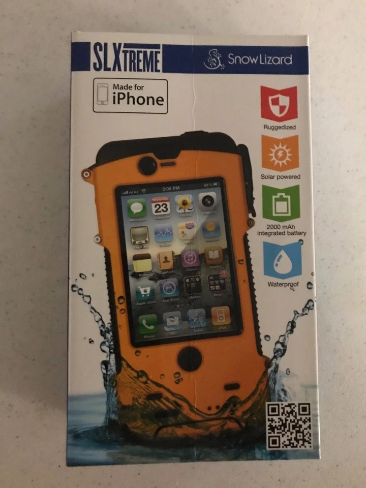 Funda Impermeable Snow Lizard SLXTREME Energía Solar para iPhone 4/4s Colores Surtidos Foto 2 de 4
