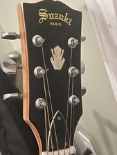 Chitarra acustica vintage Kiso Suzuki J200 1976 Jumbo prelegge bookend headstock