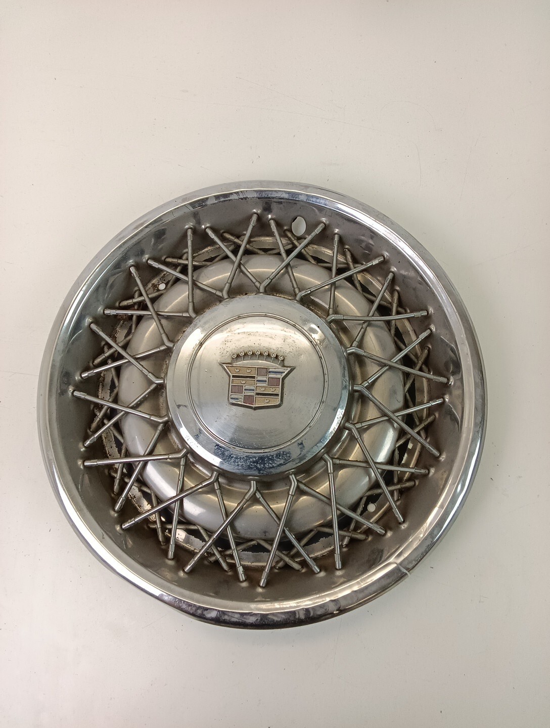 Vintage Cadillac Wire Hub Cap Wheel Cover