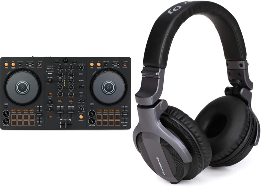 Pioneer DJ DDJ-FLX4・HDJ-CUE1 Pioneer DJ DDJ-FLX4 2-Channel DJ Controller + HDJ-CUE1 Headphones