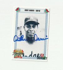Bobby Darwin Autographed Signed 1990 Target Dodgers 100th Anniversary SGA #165