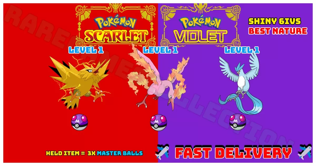 ✨ALL Shiny Locked Pokemon RARE 6IV✨ Pokemon Scarlet & Violet