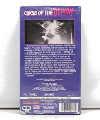 Curse Of The Demon VHS Horror Cult Classic GoodTimes Release | eBay
