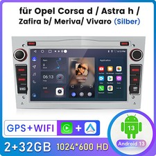 Android 14 Autoradio GPS Navi Für Opel Astra H G Corsa C D Zafira B Carplay DAB+