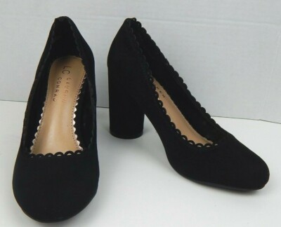 LC Lauren Conrad Doughnut Women's Pumps Black US Size 6