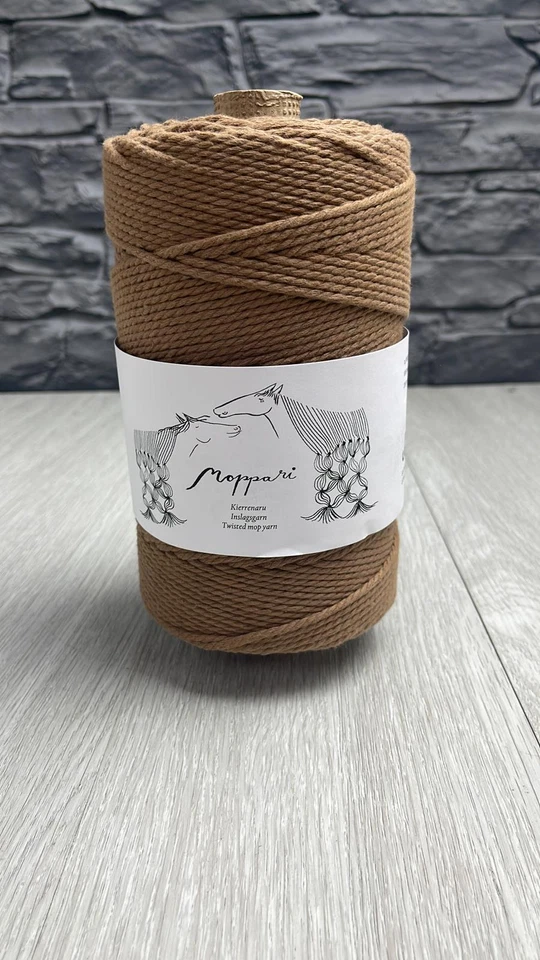 Moppari Garn Makramee-Stricken, Häkeln, Teppichweben 1Kg - Bild 2 von 2