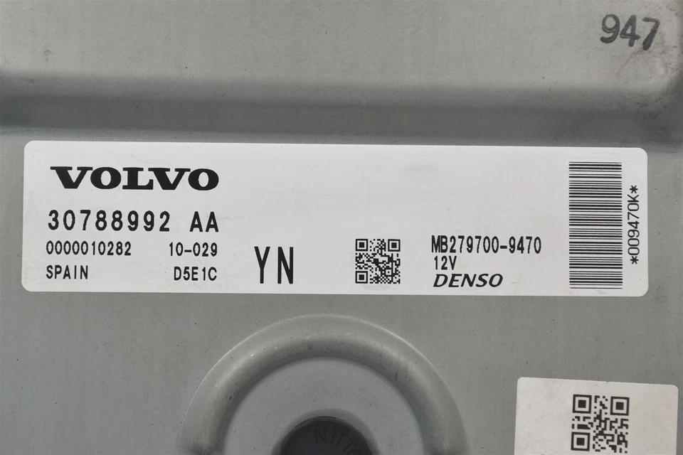Unidad informática motor Volvo XC70 2008-2010 30788992AA módulo ECU 2C4 107 B7  Foto 3 de 4