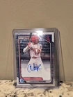 2024 Bowman Draft Christian Moore Chrome Auto 1st Prospect #CPA-CM Angels